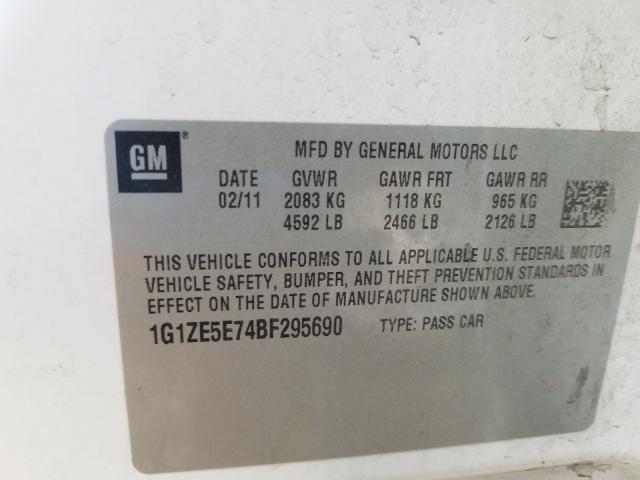 2011 CHEVROLET MALIBU LTZ - 1G1ZE5E74BF295690