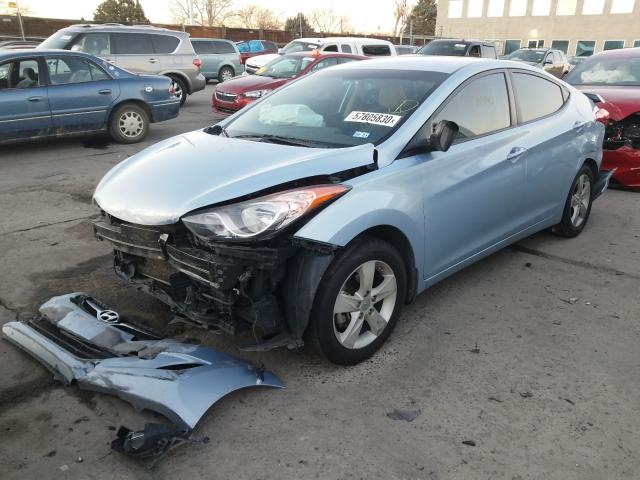 2013 HYUNDAI ELANTRA GL KMHDH4AE7DU573273
