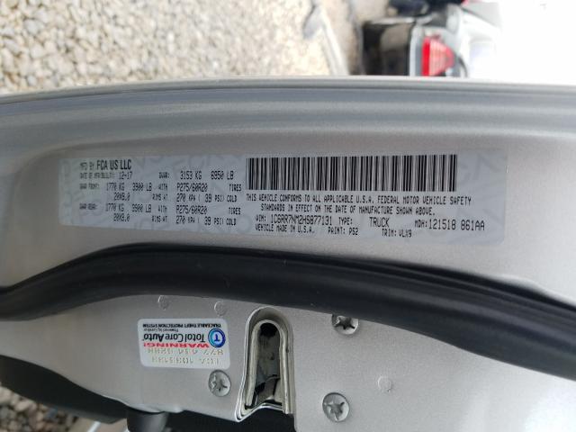 2017 RAM 1500 LARAM 1C6RR7NM2HS877131