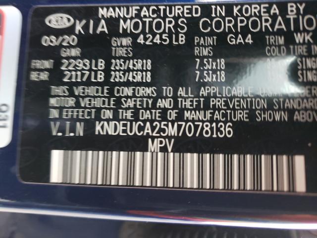 2021 KIA SELTOS S KNDEUCA25M7078136