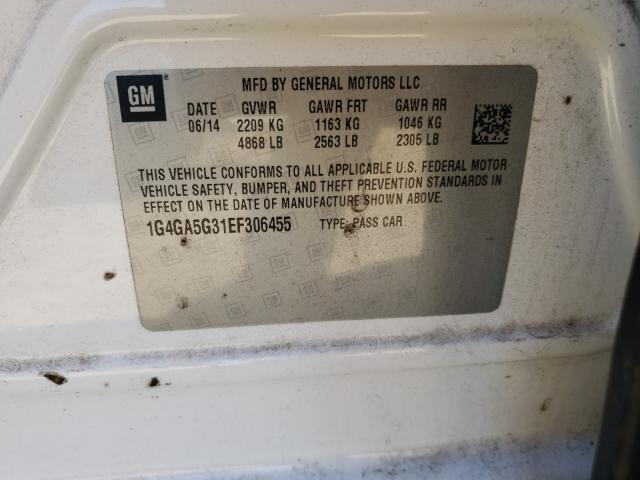 2014 BUICK LACROSSE 1G4GA5G31EF306455