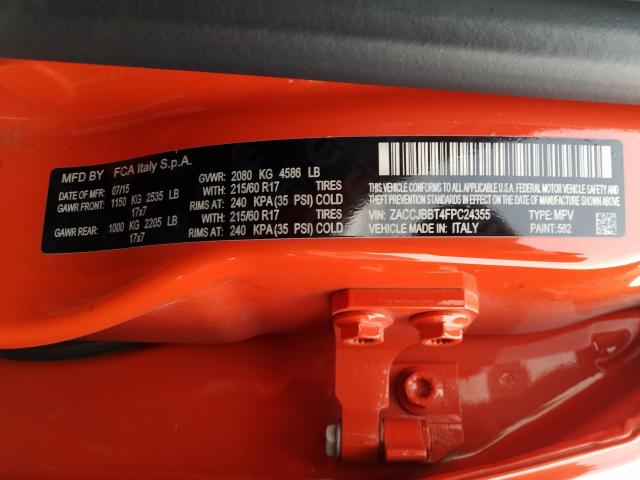 2015 JEEP RENEGADE L ZACCJBBT4FPC24355