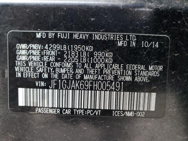 2015 SUBARU IMPREZA PR JF1GJAK69FH005491