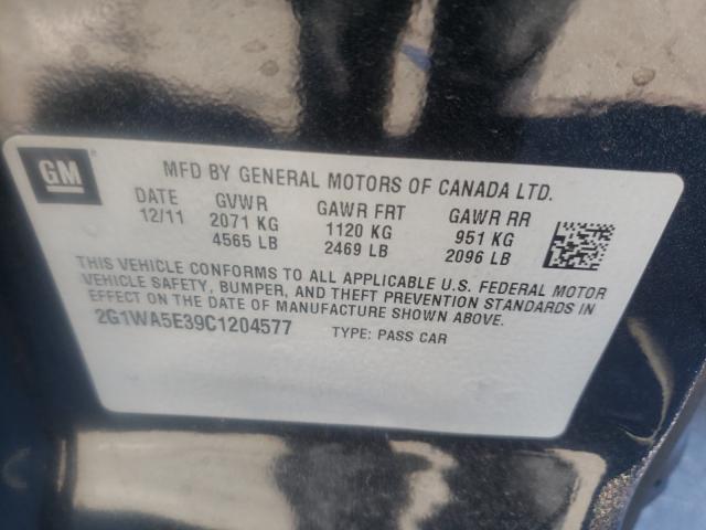2012 CHEVROLET IMPALA LS 2G1WA5E39C1204577