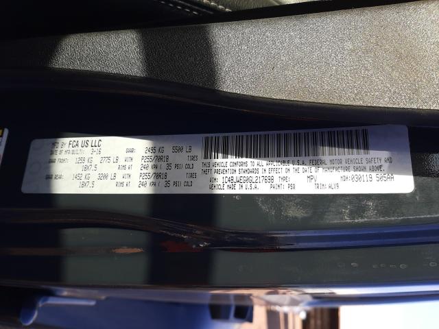 2016 JEEP WRANGLER U 1C4BJWEG0GL217698