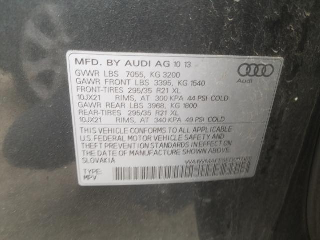 2014 AUDI Q7 PRESTIG WA1WMAFE5ED007186