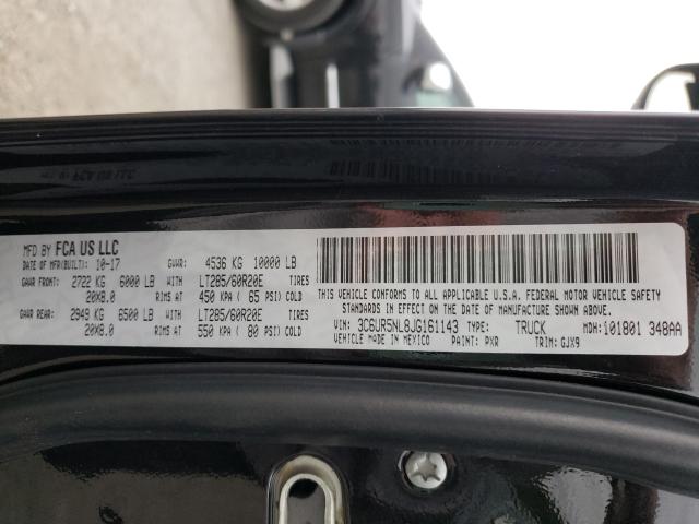 2018 RAM 2500 LARAM 3C6UR5NL8JG161143