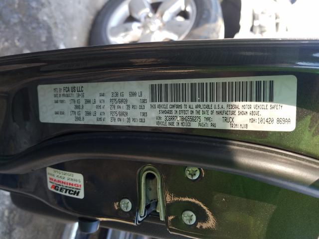 2017 RAM 1500 SLT 3C6RR7LT8HG556275