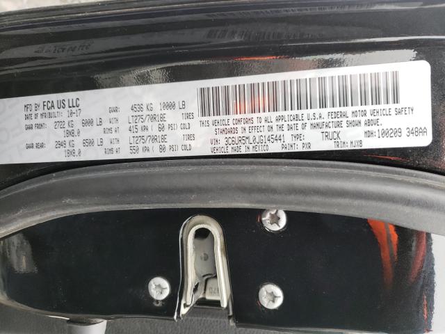 2018 RAM 2500 SLT 3C6UR5ML0JG145441