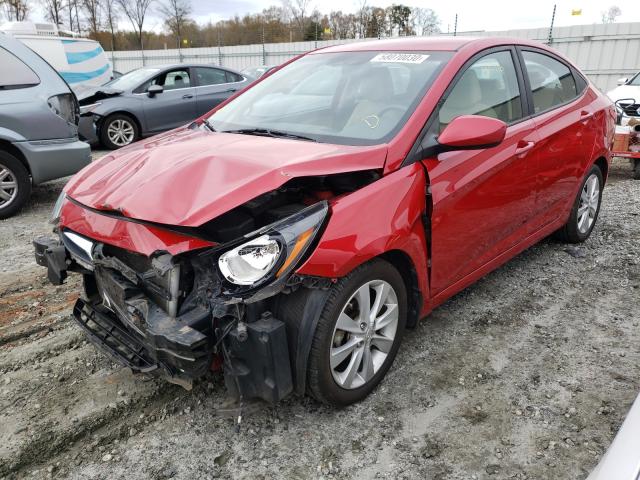 2013 HYUNDAI ACCENT KMHCU4AE3DU405637
