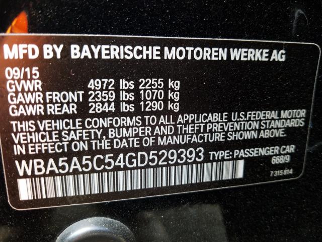 2016 BMW 528 I WBA5A5C54GD529393