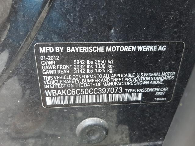 2012 BMW ALPINA B7 WBAKC6C50CC397073