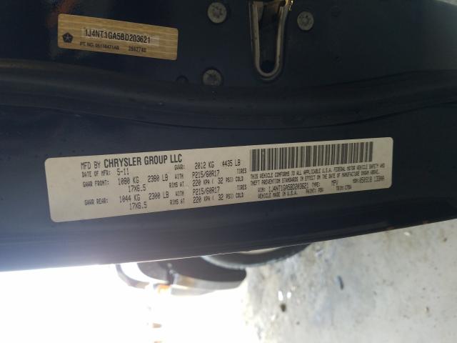 2011 JEEP PATRIOT SP 1J4NT1GA5BD203621