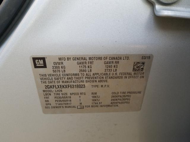 2015 GMC TERRAIN SL 2GKFLXEKXF6318023