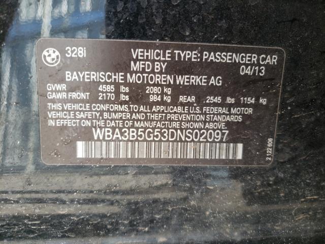 2013 BMW 328 XI SUL WBA3B5G53DNS02097