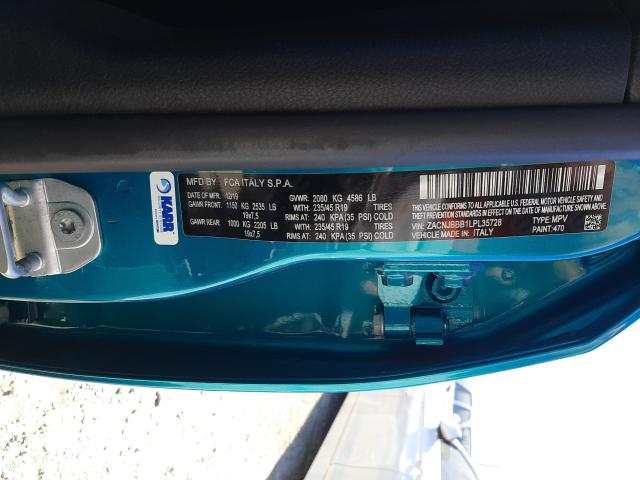 2020 JEEP RENEGADE L ZACNJBBB1LPL35728