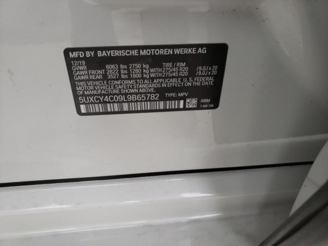 2020 BMW X6 SDRIVE 5UXCY4C09L9B65782