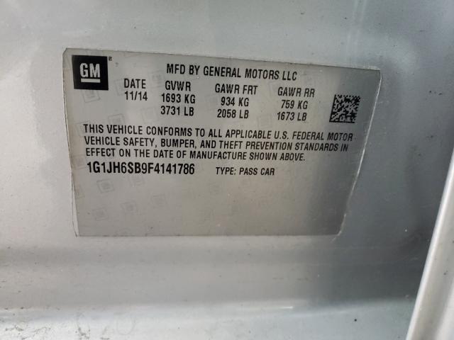 2015 CHEVROLET SONIC RS 1G1JH6SB9F4141786
