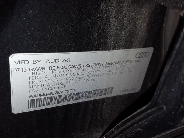 2014 AUDI S4 PRESTIG WAUMGAFL7EA023715