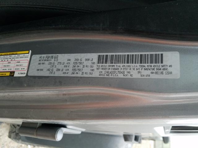 2015 JEEP WRANGLER U 1C4BJWDG5FL755426