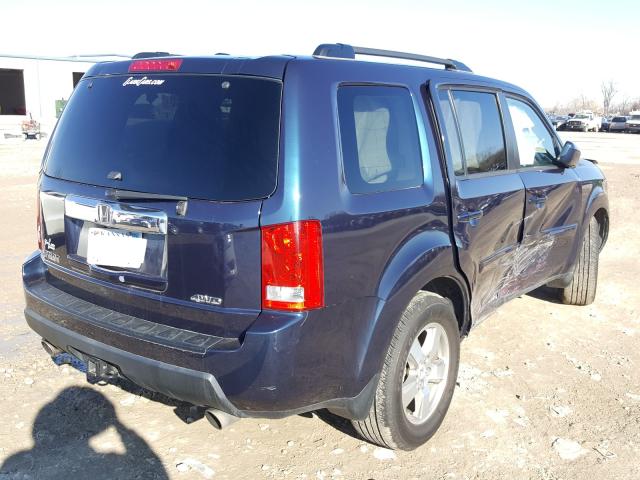 2011 HONDA PILOT EXL 5FNYF4H64BB027241