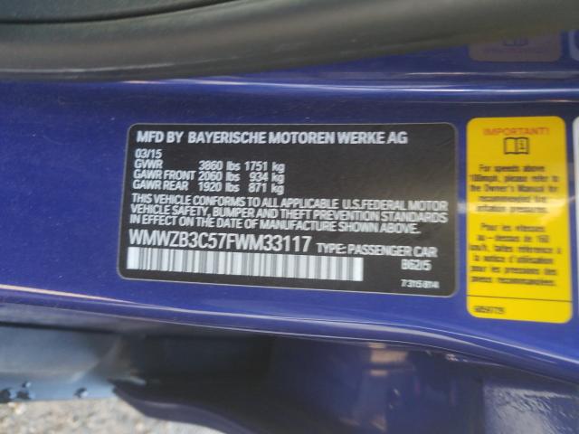 2015 MINI COOPER COU WMWZB3C57FWM33117