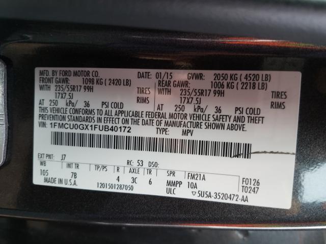 1FMCU0GX1FUB40172 Ford ESCAPE SE