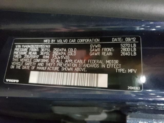 2013 VOLVO XC70 3.2 YV4940BZ0D1155149