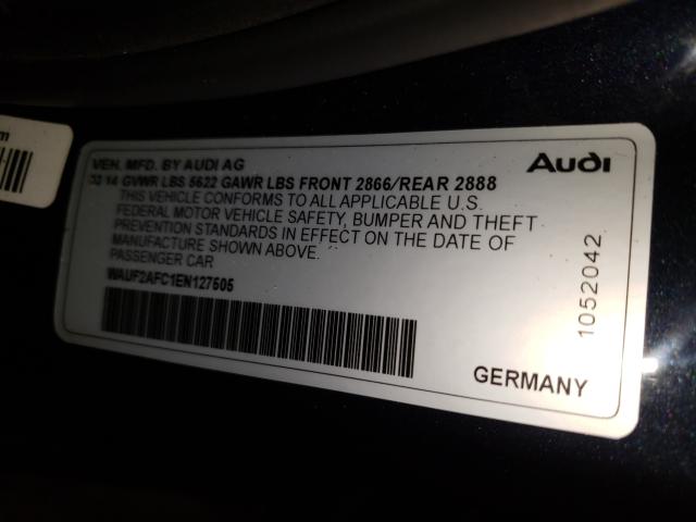 2014 AUDI S6 WAUF2AFC1EN127505