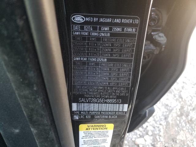 2014 LAND ROVER EVOQUE SALVT2BG5EH889513