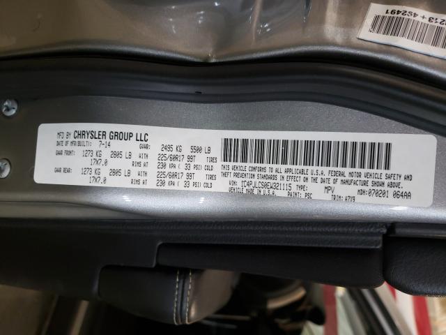 2014 JEEP CHEROKEE L 1C4PJLCS0EW321115