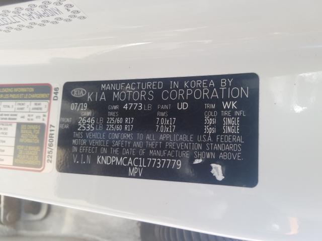 2020 KIA SPORTAGE L KNDPMCAC1L7737779