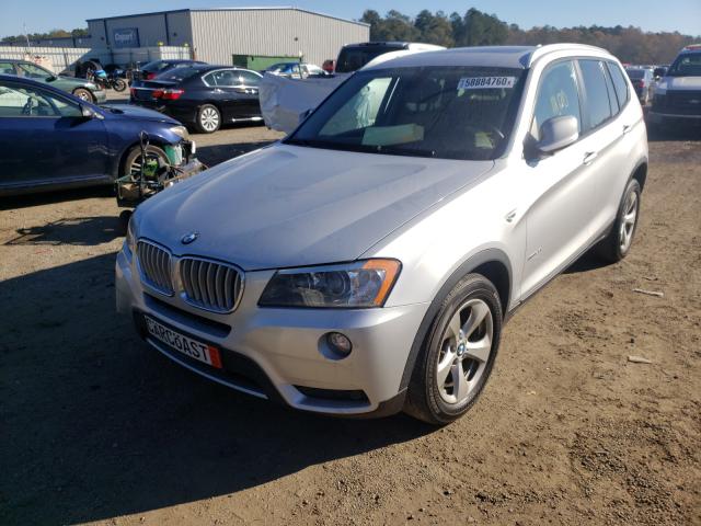 2012 BMW X3 XDRIVE2 5UXWX5C51CL721102