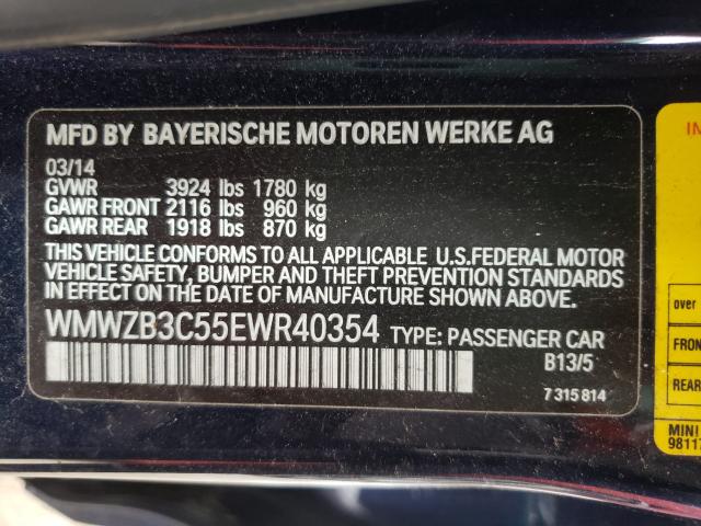 2014 MINI COOPER COU WMWZB3C55EWR40354