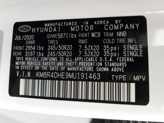 2021 HYUNDAI PALISADE S KM8R4DHE9MU191463