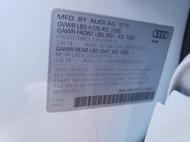 2020 AUDI Q3 PREMIUM WA1DECF31L1029893