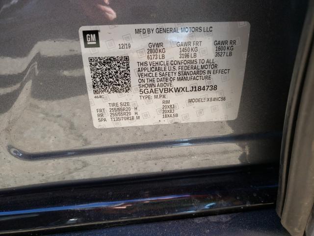2020 BUICK ENCLAVE PR 5GAEVBKWXLJ184738