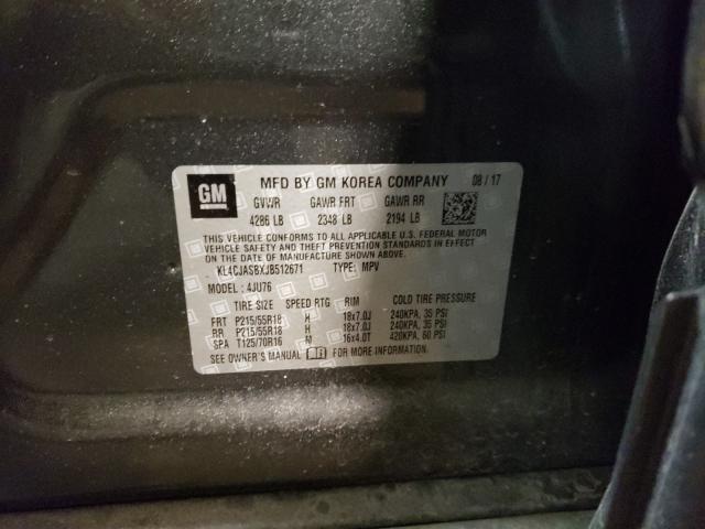 2018 BUICK ENCORE KL4CJASBXJB512671