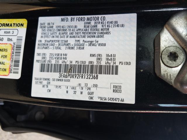 2015 FORD FUSION TIT - 3FA6P0K92FR132368