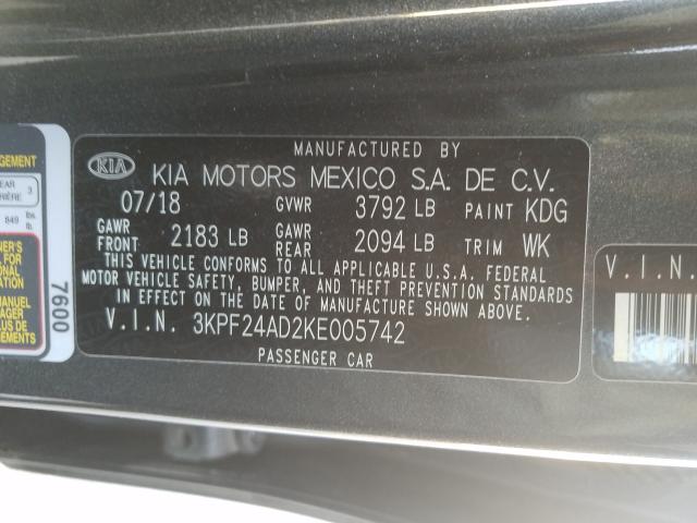 2019 KIA FORTE FE - 3KPF24AD2KE005742