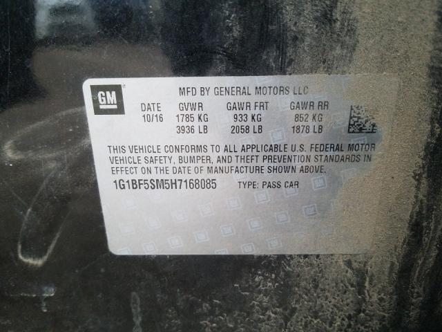 2017 CHEVROLET CRUZE PREM 1G1BF5SM5H7168085