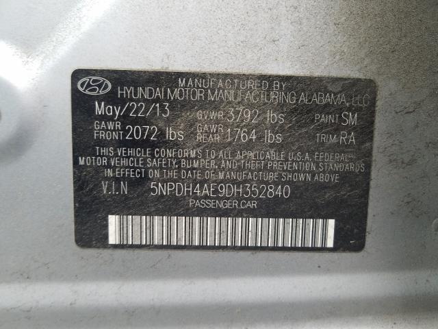 2013 HYUNDAI ELANTRA GL 5NPDH4AE9DH352840