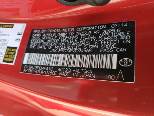 2015 TOYOTA SCION TC JTKJF5C74F3094568