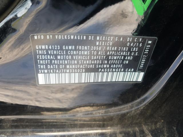 2015 VOLKSWAGEN JETTA BASE 3VW1K7AJ7FM335029
