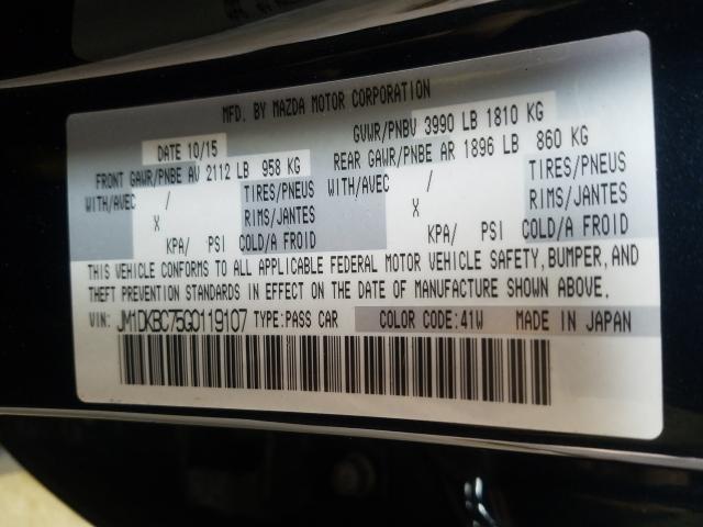 2016 MAZDA CX-3 TOURI JM1DKBC75G0119107