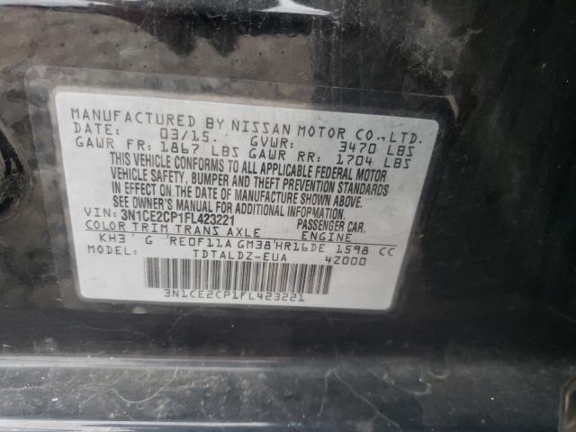 2015 NISSAN VERSA NOTE 3N1CE2CP1FL423221
