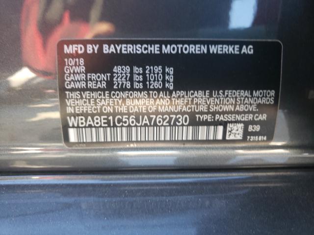 2018 BMW 330E WBA8E1C56JA762730