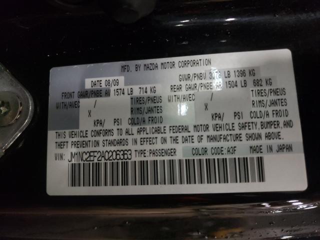 2010 MAZDA MX-5 MIATA JM1NC2EF2A0206363