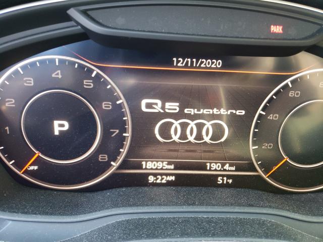 2019 AUDI Q5 PREMIUM WA1BNAFYXK2077764