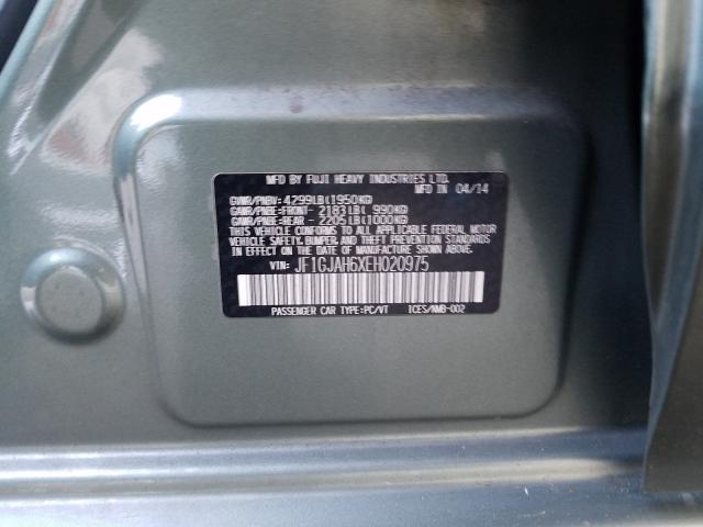 2014 SUBARU IMPREZA LI JF1GJAH6XEH020975